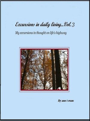 cover image of Excursions in daily living... Vol 3